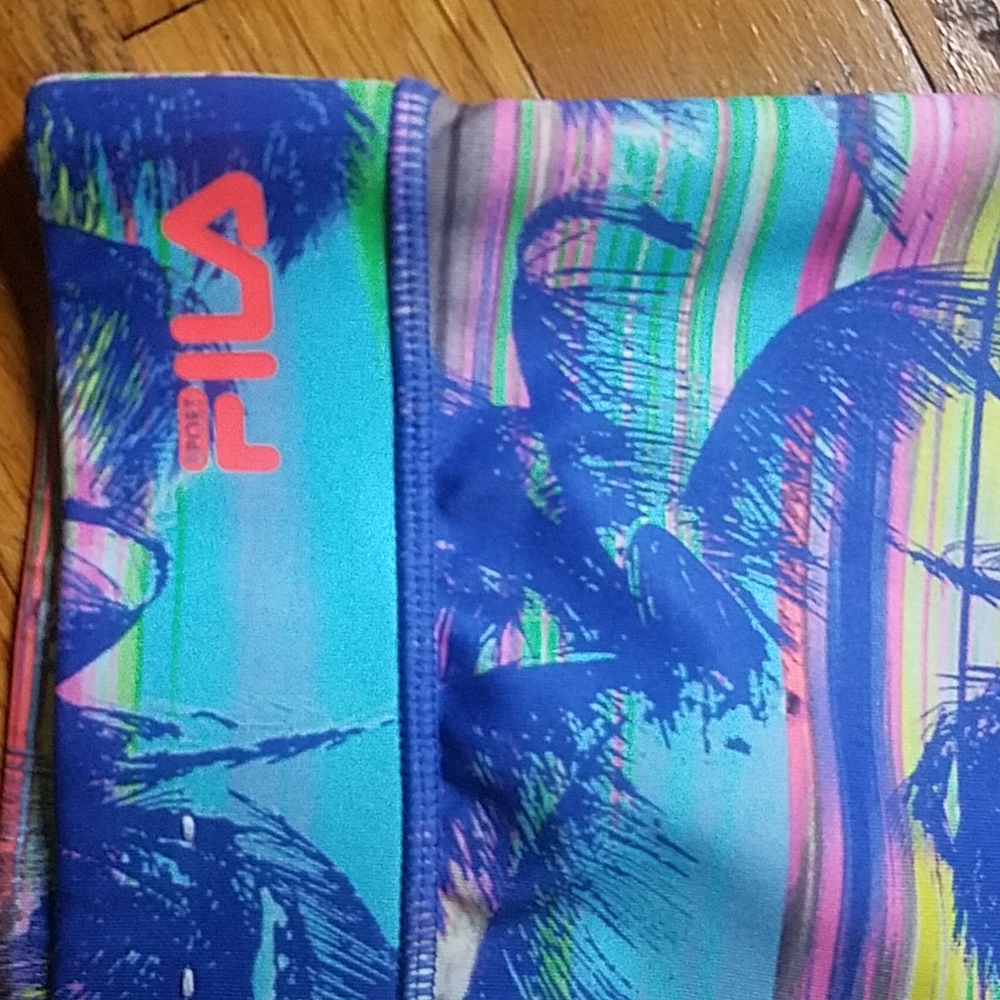 Fila sport tropical running shorts size large - Picture 2 of 6
